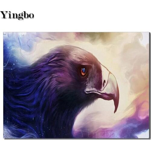 5d diy Cross stitch Diamond Embroidery eagle animal Full Square round Diamant painting mosaic puzzle pictures by numbers