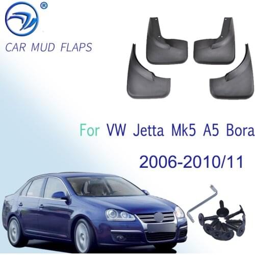 For VW Jetta Mk5 A5 Bora 2006-2010 Mudflaps Splash Guards Front Rear Mud Flap Mudguards 2007 2008 2009 2011 Fender Set Mud Flaps