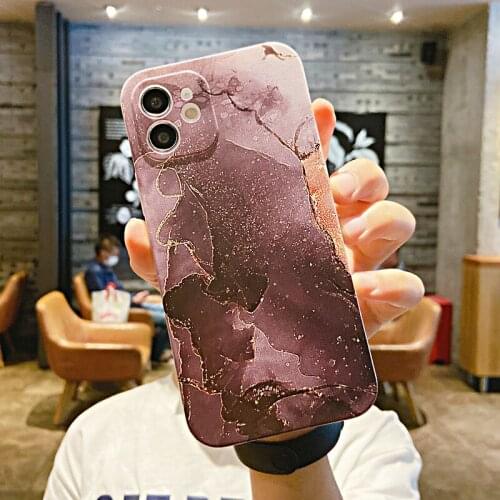 Phone Case For Samsung Galaxy S21 S20 FE Plus Ultra S10 S9 S8 S7 Edge S10E Note 20 10 Lite Marble TPU Soft Silicone Back Cover