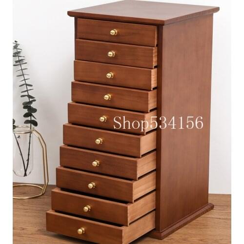 Europe Luxury10 layer Wood Jewelry box princess fashion super large jewelry box accessories storage box wedding Girlfriend gift