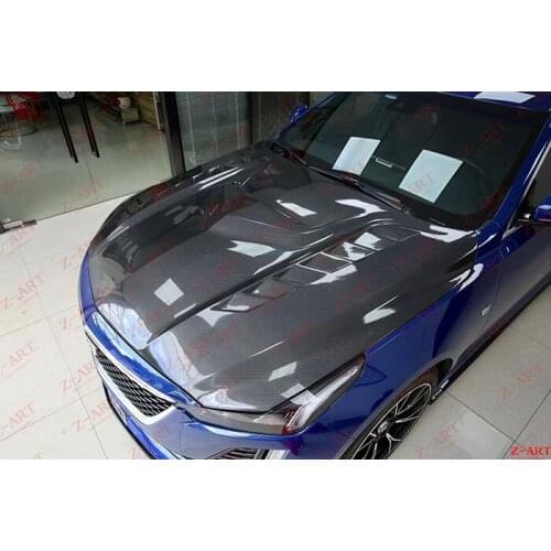 Z-ART Carbon fiber engine bonnet for Cadillac CT5 carbon fiber engine hood for CT5 carbon fiber engine lid