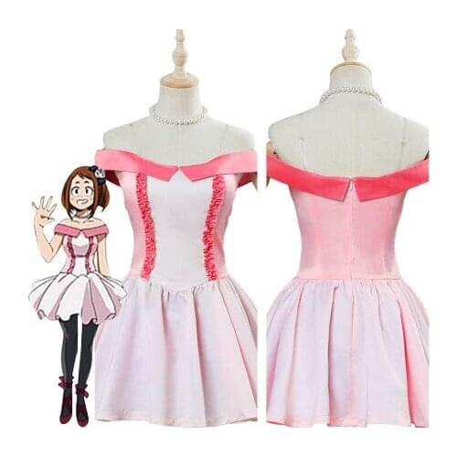 My Hero Academia THE MOVIE Two Heroes OCHACO URARAKA cosplay costumes can custom made halloween costumes for women adult