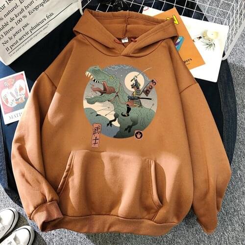 Hoody Dinosaur Personality Print Japanese Mens Hoodies Street Fashion Korean Mens Sweatshirt Oversized Famous Brand Pullover