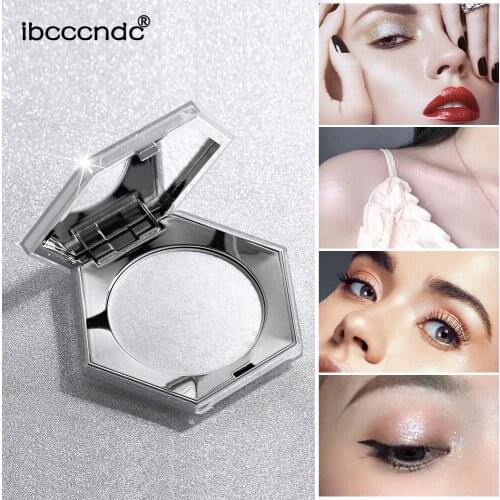 New 3 Colors Diamond Bright Highlighter Powder Palette High Gloss Shimmer Powder Bronzer Repair Haileyter Pallet Makeup Cosmetic