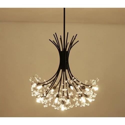 New design Dandelion light dining room crystal chandelier free shipping Dia450mm*H450mm 12 heads led pendant lamp