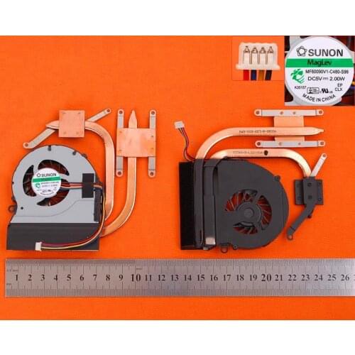 New Laptop Cooling Fan For Lenovo Z480 Z485 Z580 Z585(Heatsink) PN:36LZ2TMLV30 36LZ2TMLV50 FAU8300EPA