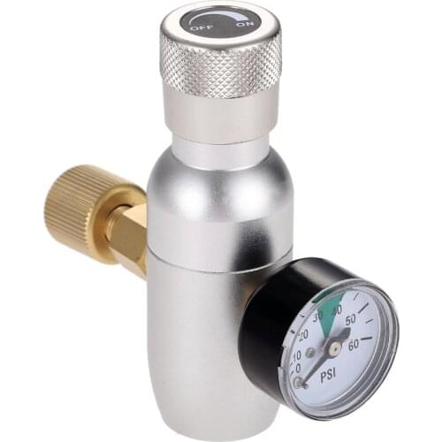 Homebrew Regulator CO2 Charger Regulated Portable CO2 Keg Charger 0-60 PSI for Homebrew Beer Accessories