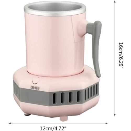 Smart Cooling Cup Desktop Cold Drink Machine Home Office Table Cooler Mug Holder Tumbler Cooling Beverage Drinks Can