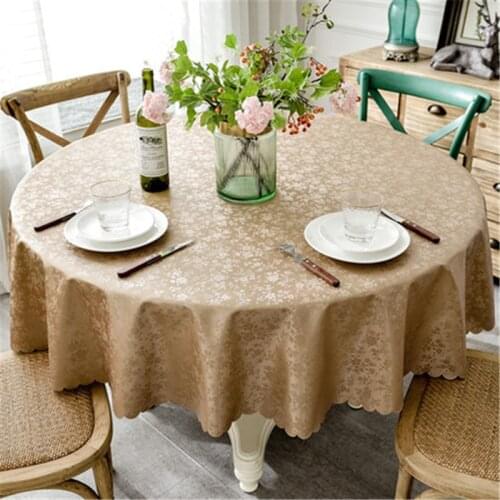 New Waterproof Oilproof Tablecloth Wedding Decoration Kitchen Accessories Birthday Party Gift Family Hotel Lace Tablecloth