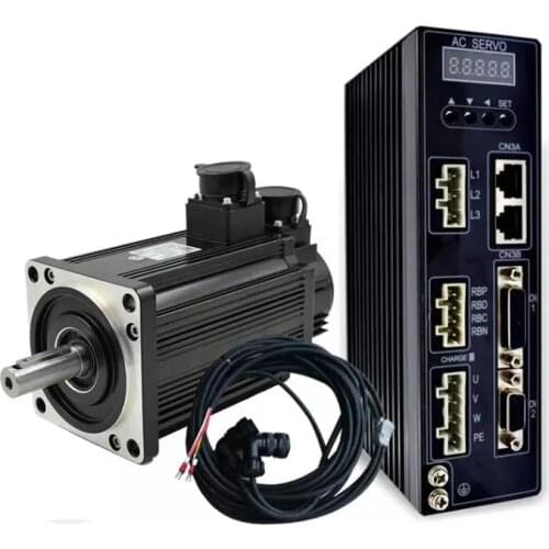 High Grade low cost 2.3KW 220V ac servo motor with driver for cnc machine
