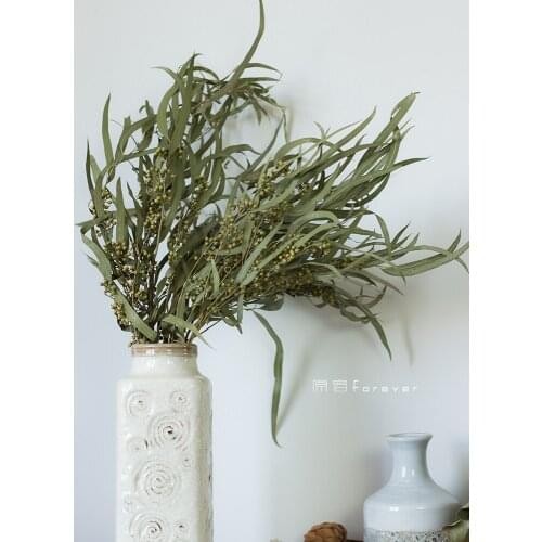 1pcs Natural Real Flower Air-Drying Millet Leaf Dried Flower Bouquet Flower Arrangement Matching Decorative Flower Decoration