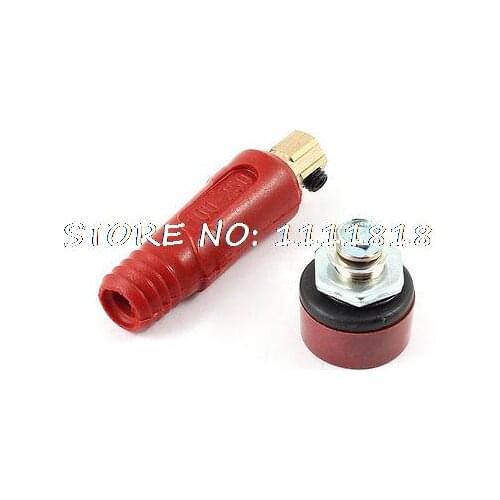 10-25mm2 Quick Connecting Cable Fitting Welding Connector Adapter Red