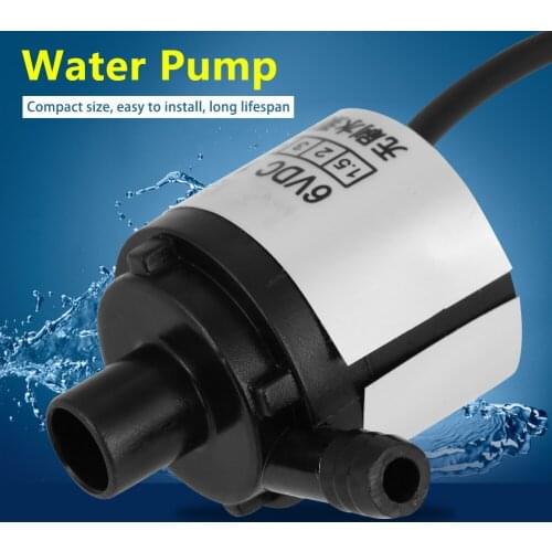 12V DC Ultra Quiet Submersible Water Pump Mini DC 12V 5W Brushless Submersible Water Pump 2.5m Lift Head Home Industry
