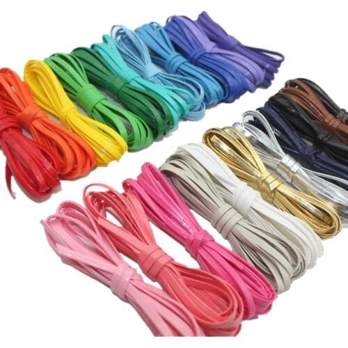 2mm/3mm/4mm For DIY Jewelry Making Women Earrings Bracelet Choker Necklace Wire String Thread 5M Leather Cord Wire