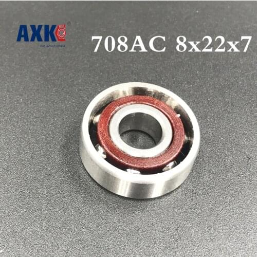 2021 Rodamientos 1pcs 8mm Spindle Angular Contact Ball Bearings 708c/p5 Super Precision Bearing Abec-5 708 708c 708ac 8x22x7