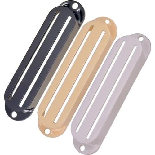3 Pcs Plastic Dual Rail Humbucker Pickups Pickup Covers for Electric Guitar Replacement Black White Cream for choose