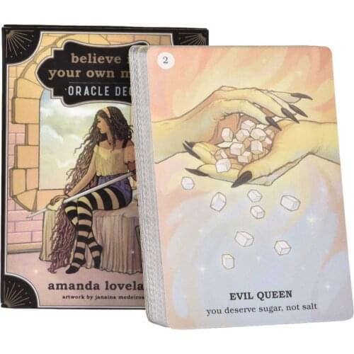 45PCS Fairy ​Tarot Card Boost Confidence Tarot Card Magic Board Game Tarot Magical Fate Divination Card Games Carry Card Sleev