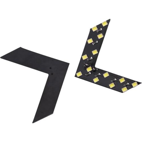 50Pcs Car Rear View Mirror Indicator Turn Signal Light Arrow Light Rearview Mirror Light 14SMD LED Car motorbike Arrow Light LED