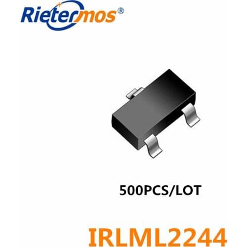 500PCS IRLML2244 IRLML2244PBF IRLML2244TRPBF SOT23 SOT-23