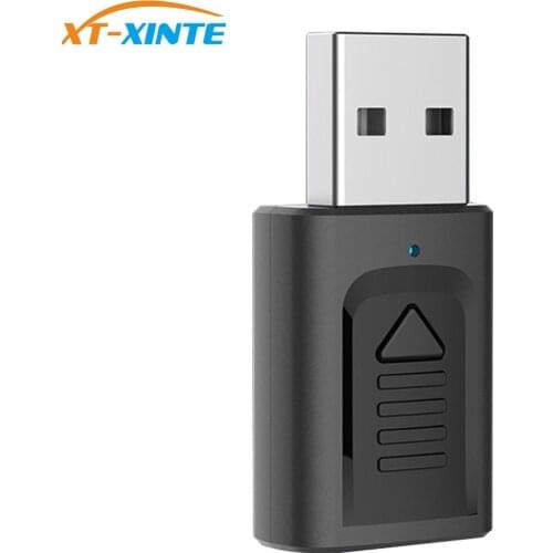 USB BT5.0 Audio Receiver Transmitter 4 IN 1 Mini Stereo Bluetooth-Compatible AUX RCA USB 3.5mm Jack For TV Car Wireless Adapter