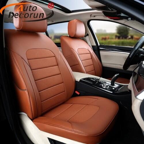 AutoDecorun Cowhide Covers Seat for Mercedes-Benz S320 S350 S300 S500 S400 S450 S600 Genuine Leather Seat Cover Cars Accessories