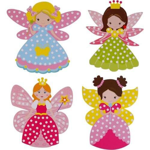 Children DIY Fairy Stick Handmade Princess Magic Stick Toy Handmade Materials Package Sticker Girl Gift DIY Craft Toys
