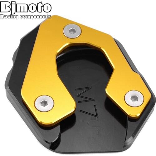 For Yamaha MT07 FZ07 MT FZ 07 2015-2020 XSR700 XSR-700 2018-2020 Side Stand Kickstand Enlarge Extension Pad Motorcycle ATV