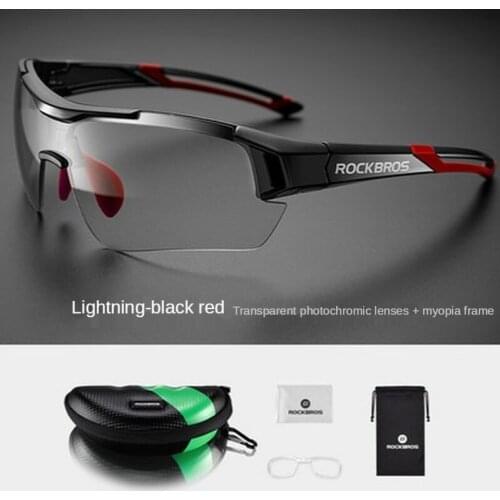 Photochromic Cycling Glasses Cycling Outdoor Sports Sunglasses Color-changing Glasses Mountain Bike Road Cycling Goggles Glasses