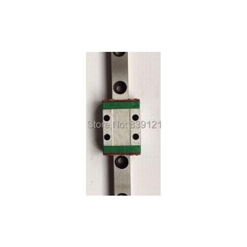 China quality guideway precision linear guide rail MGN7 length for 300mm with 1pc carriage