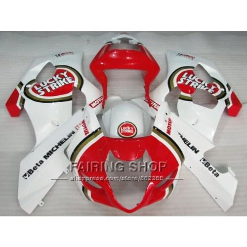 For Suzuki injection molding fairings GSXR1000 2003 2004 red white bodywork fairing kit GSXR 1000 03 04 YI04