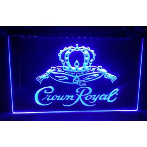 Crown Royal Derby Whiskey NR beer bar pub club 3d signs led neon light sign home decor crafts