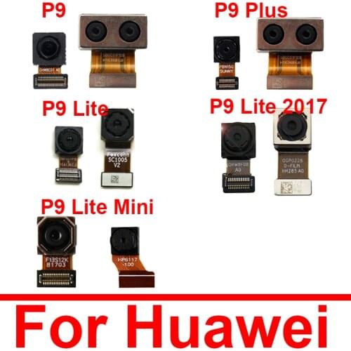 Front & Rear Camera Module For Huawei P8 P9 G9 P10 Lite Plus Main Back Big And Facing Small Camera Flex Cable Replacement Repair
