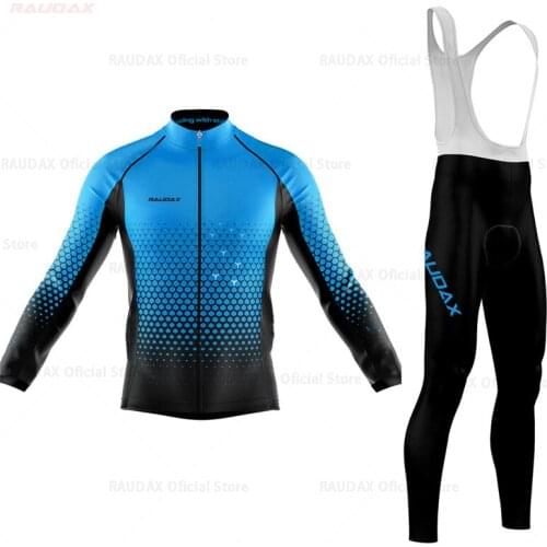 Mens Cycling Jersey 2020 Pro Team Long Sleeve Cycling Clothing MTB Cycling Bib Pant Set Ropa Ciclismo Triathlon Cycling Kit