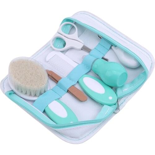 Baby Nails Hair Nose Care Set Comb Brush Set Newborn Daily Care Set Newborn Baby Care Tools Newborn Grooming Brush Kit Baby Care