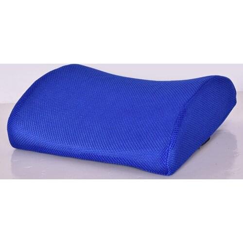 Orthopedics Memory Foam Back Pillow Car Office Home Seat Breathable Mesh Fabric Lumbar Cushion Back Waist Support Travel Pillow