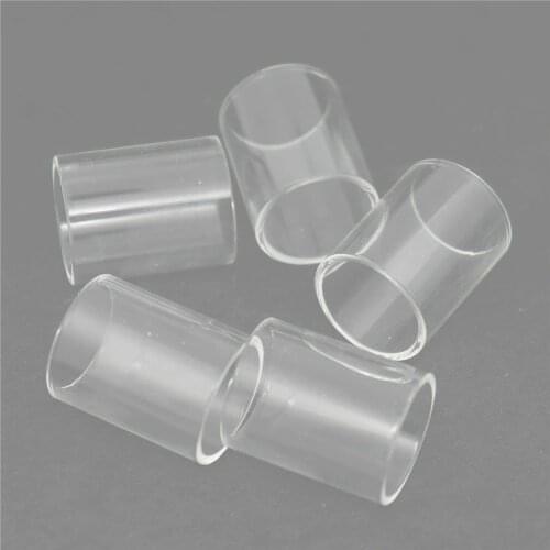 FATUBE 5pcs straight mini glass cups for Aromamizer Supreme / Supreme V2 RDTA GLASS TUBE
