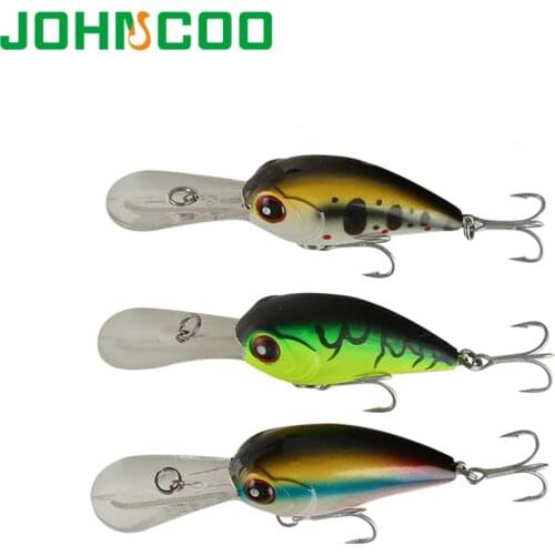 Fishing Wobbler Hard Crankbait Fishing Lure 1pc 50mm 10.8g Floating Lure 3D Fish Eyes Artificial Bait with Good Hooks