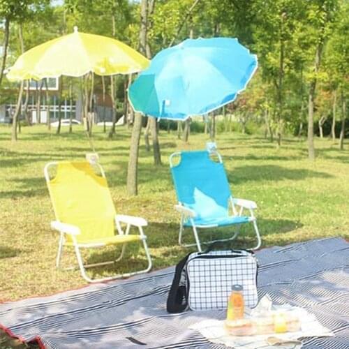 Garden Accessories Beach Chairs And Umbrellas Outdoor Beach Folding Multifunctional Portable Deck Chairs For Children Jardin