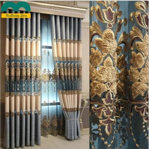 European Style Curtains, Linen Embroidered Curtains, Tulle Curtains, Roman Curtains, Living Room, Bedroom, Dining Room Curtains