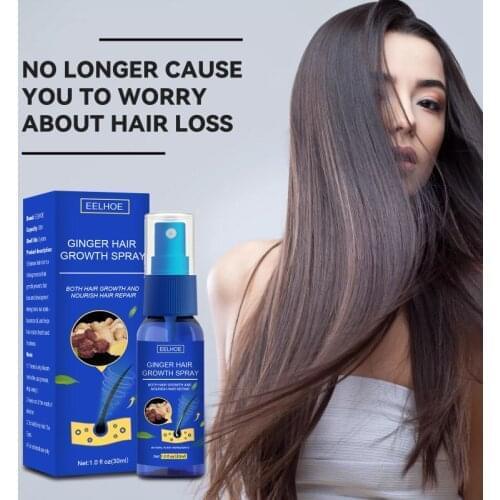 30ml Ginger Hair Spray/100ml Shampoo Antipruritic Anti-dandruff Oil Control Refreshing Prevent Hair Loss Growth Care Nutrient