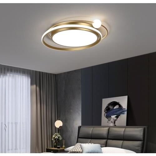 Light Fixture Bedroom Light Warm Creative Ceiling Light Simple Modern Square Energy-saving Room Light Geometric Study Balcony