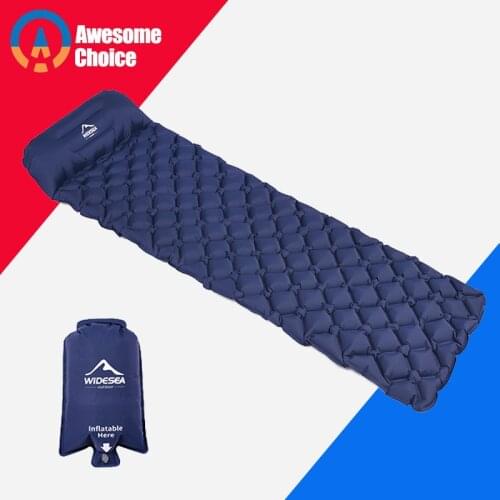 Camping Sleeping Air Pad Inflatable Mattresses for Outdoor Mat Furniture Bed Ultralight Cushion Pillow Hiking Trekking Camping