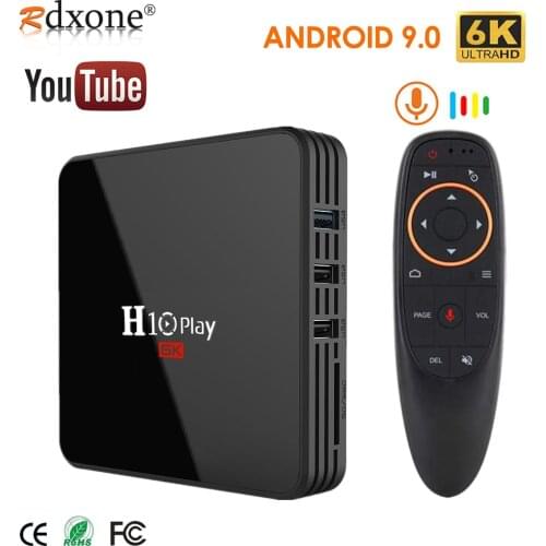 Android 9.0 TV Box, AllwinnerH6 Quad-Core , 6K HD Multiple Language Media Player Support 2.4GHz WiFi
