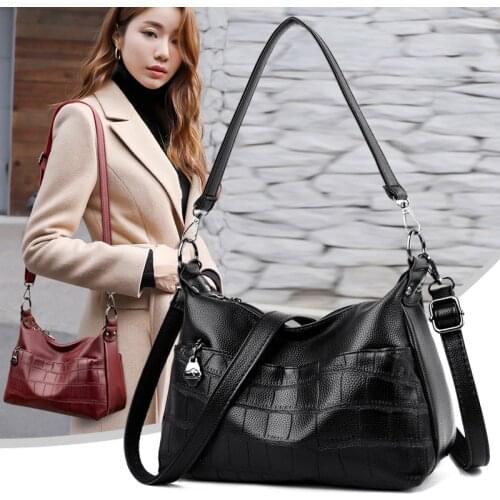 High quality leather crossbody bags for women luxury handbags women messenger bags designer shoulder bag sac ladies handbag