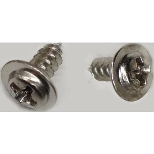 Wkooa M3x12 Round Head Miniature Screws with Washer Computer Screws