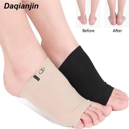 1 Pair Flat Feet Orthopedic Socks Arch Support Plantar Fasciitis Unisex Correction Foot Pad Massage Relieve Pain Foot Care Tool