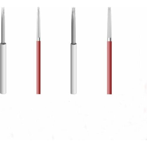 100Pcs 3R 5R 7R 9R Blades Lamina Shading Hard R5 liner Microblading Tebori Needles Manual Needle for Fog Eyebrow Round Needles