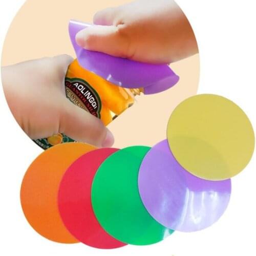 200pcs Silicone Jar Opener Bottle Opener Multi-Purpose Round Gripper Pad Bottle Lid Opener Pot Holder Kichen Accessories#39103