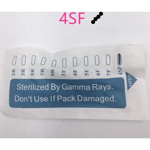50pcs Permanent Makeup Needles 4SF Cartridge Needle Tattoo Eyebrow Needle For liberty Permanent Makeup Machine Tattoo Needle