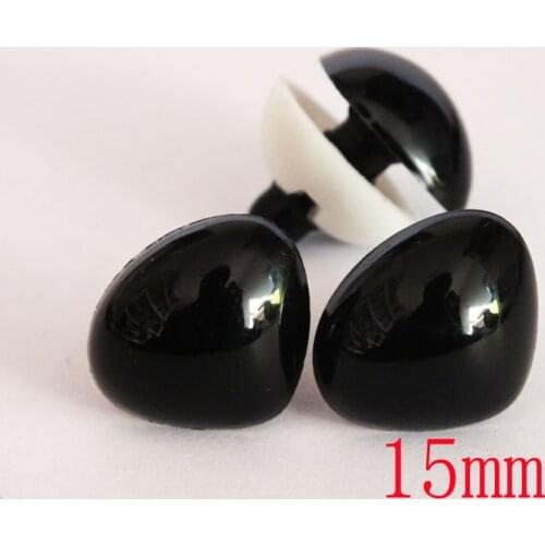 60pcs 15mm high quality safety animal nose --Includes Backs for a Stronger Hold